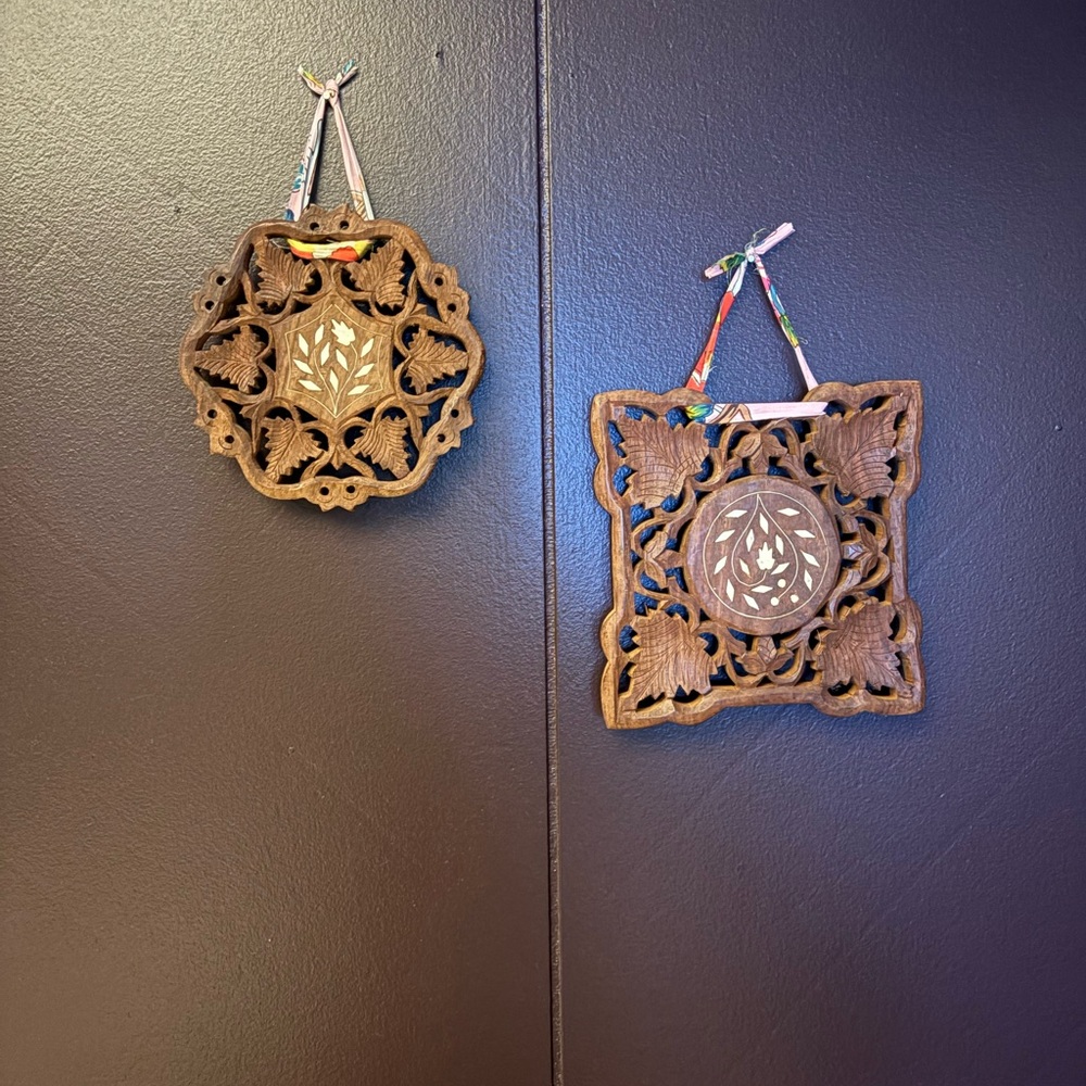 Brown Wooden Ornaments